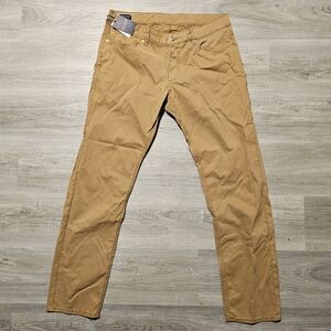 Peter Millar Crown Crafted Wayfare Five Pocket Pants Men 34x32 Sand Dune NWT